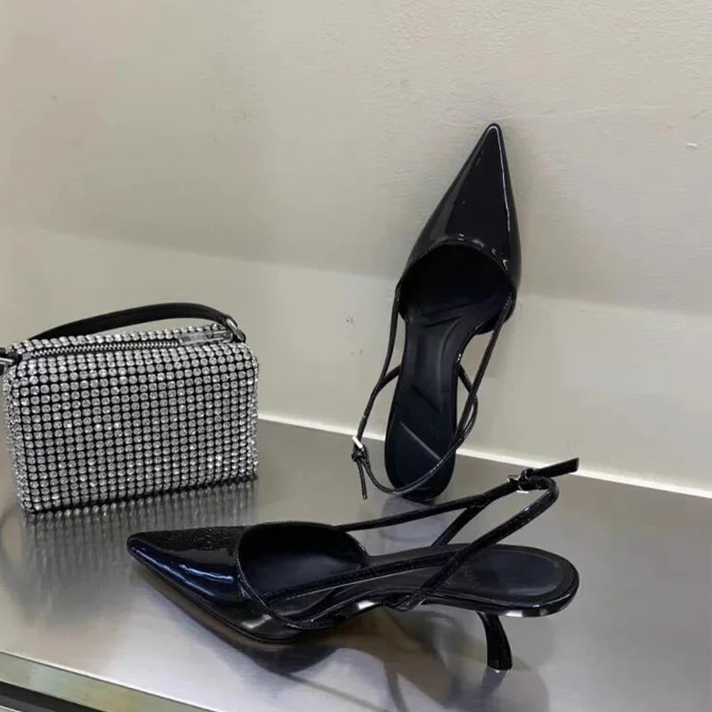 ChicSway Pointed Heel Sandals