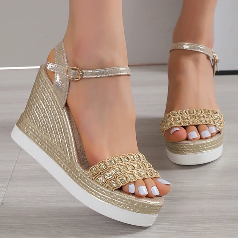 GlitterGlam Summer Sandals