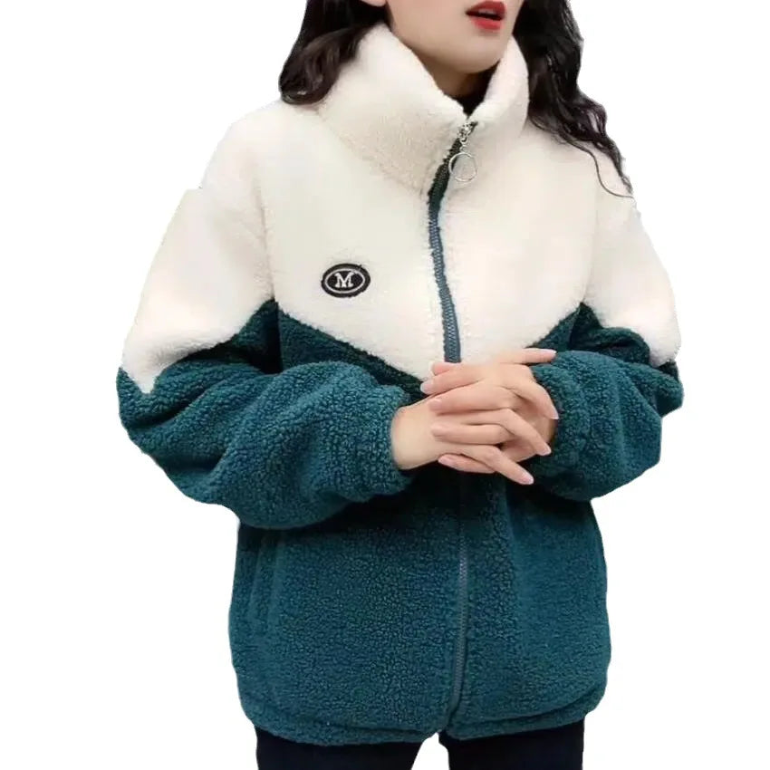 CozyTrend Giacca a Maniche Lunghe Spesse per Donne