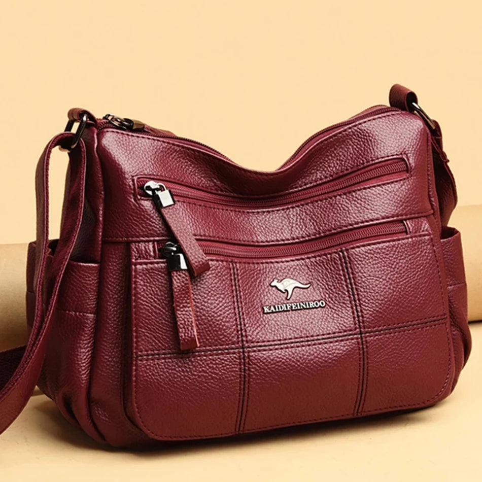Eleganza Borsa a Spalla in Pelle