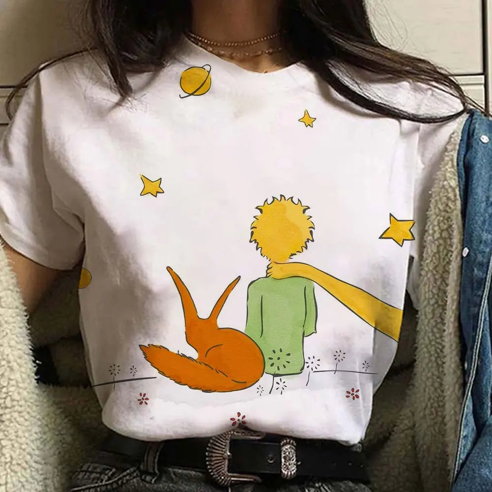 T-shirt con stampa a fumetti di Solea