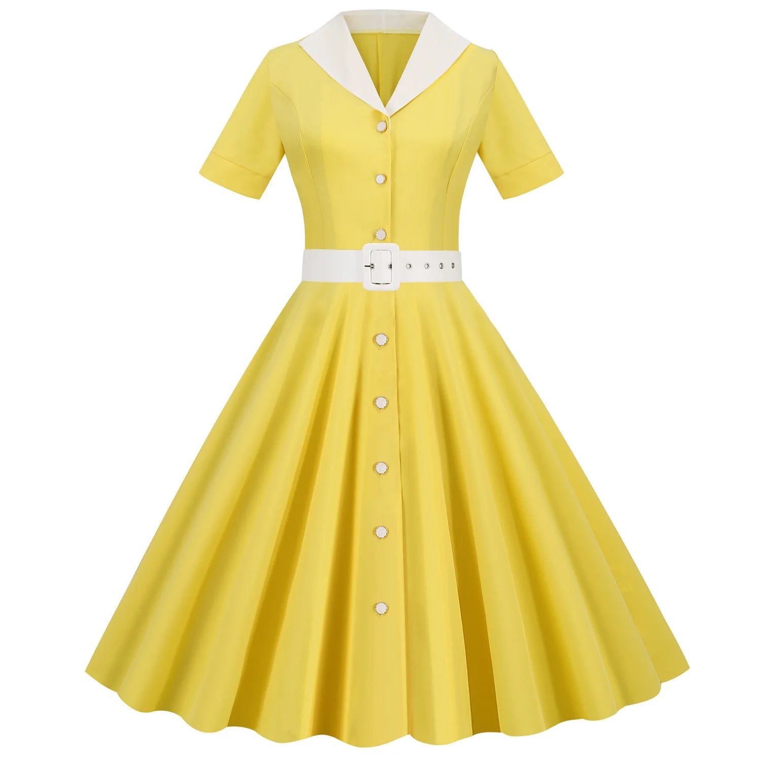 Luna Elegant V-Neck Summer Dress