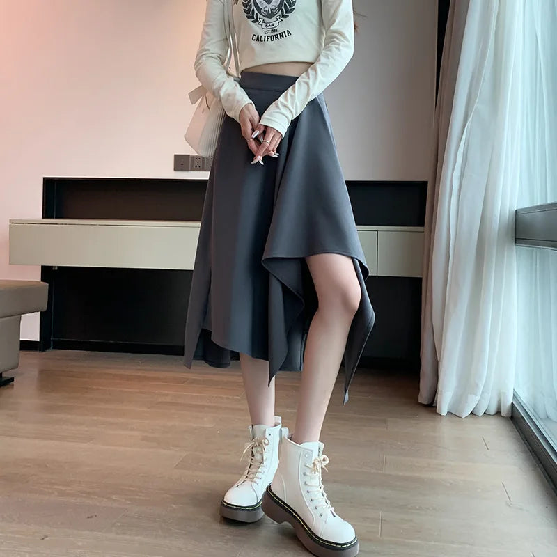 Sublime Chic Pleated Midi Skirt