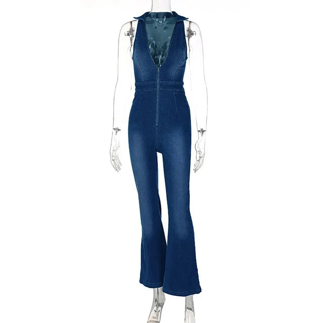 Trendy Jeans-Overall für Frauen