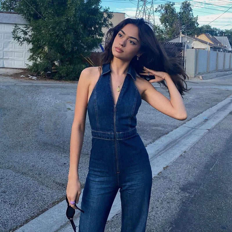 Trendy Denim Jumpsuit for Women