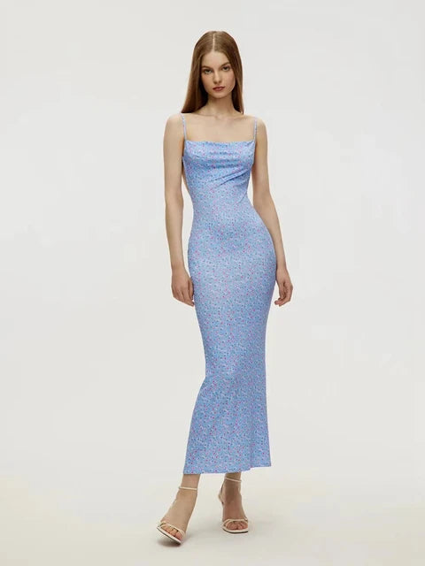 Modieuze Sexy Jarreteljurk Met Print
