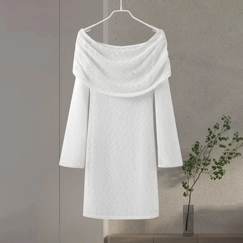 Divine Chic Sexy Off Shoulder Mini Jurk