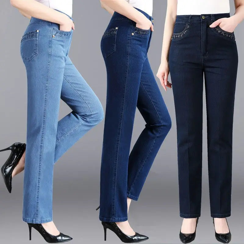 EmmaRosa Freizeit Denim Hosen