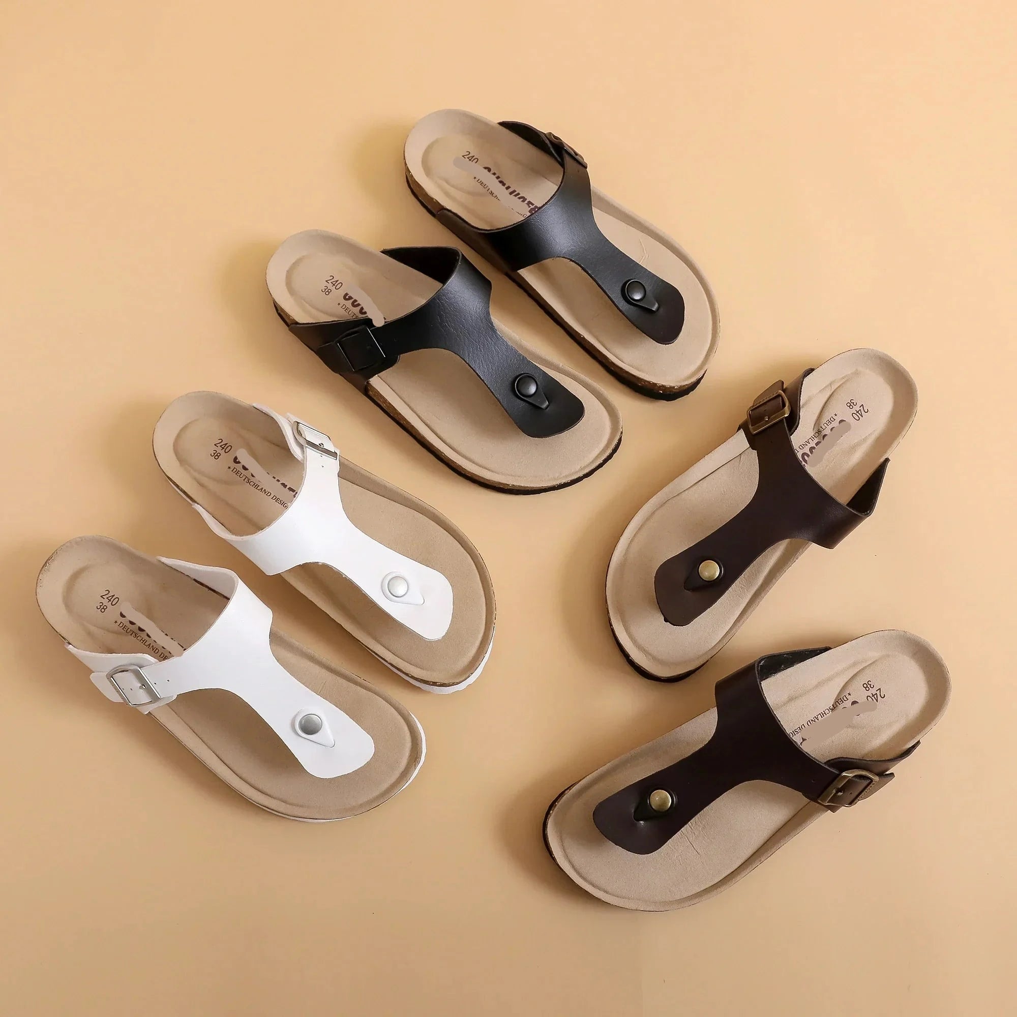 Velanora - Orthopädische Retro Boho Sandalen