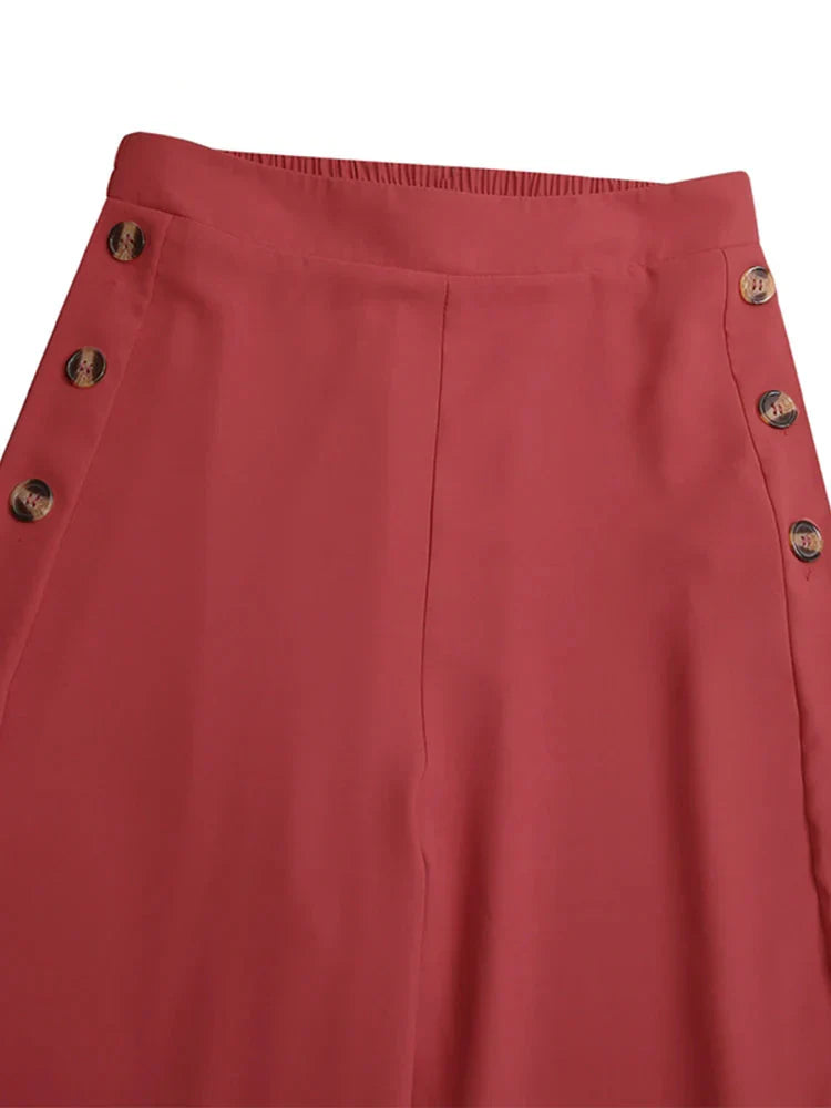Regensburg | Women's Oversized Pants | Red