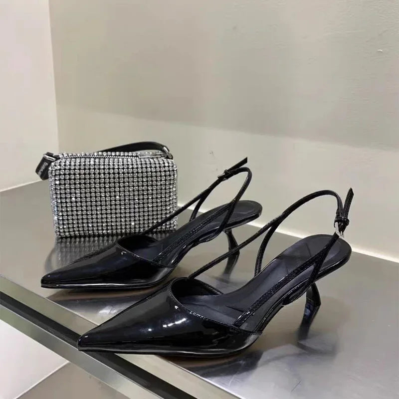 ChicSway Pointed Heel Sandals