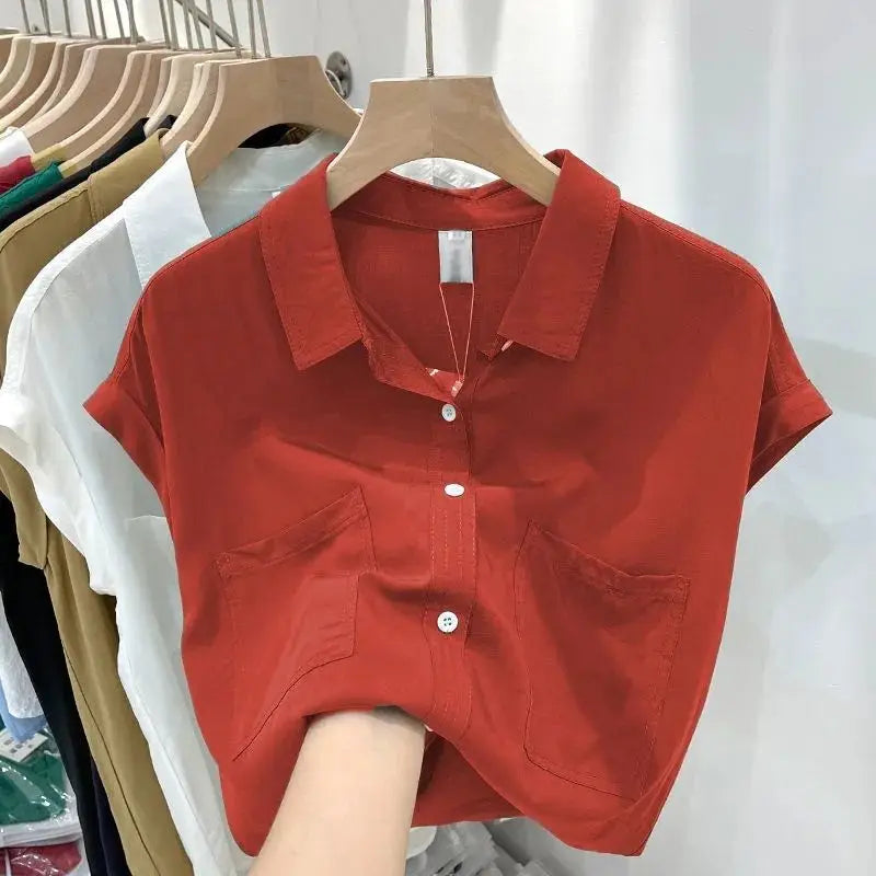 Summer blouse LuminousElegance