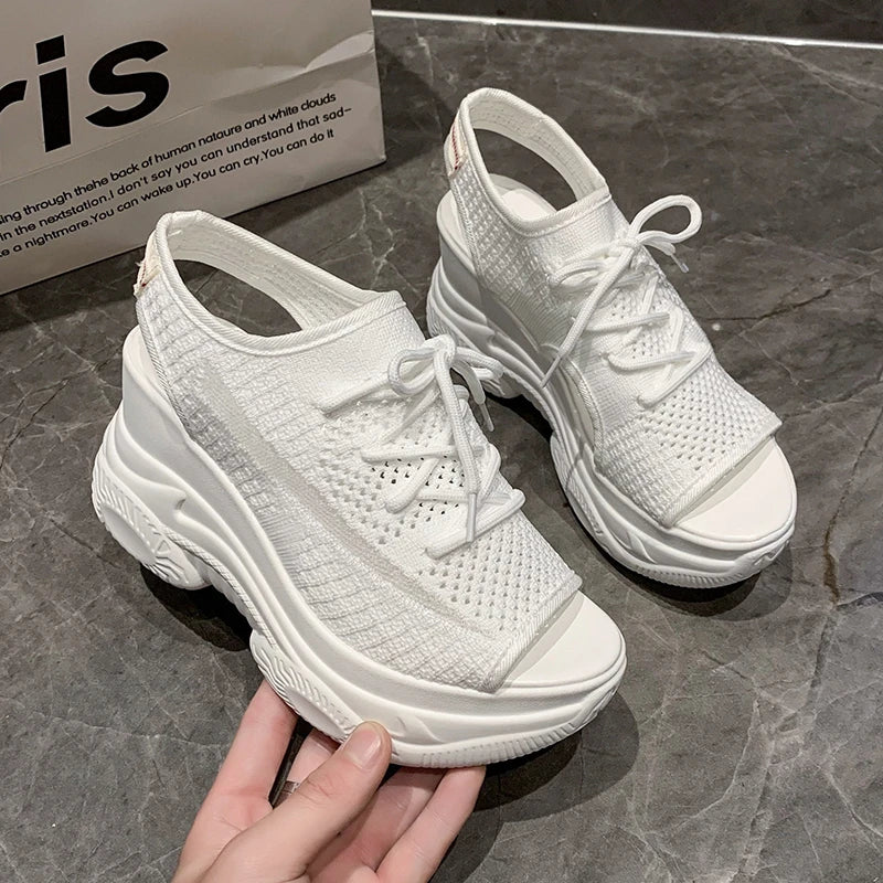 SoleLux Summer Mesh Slip-on Sandals