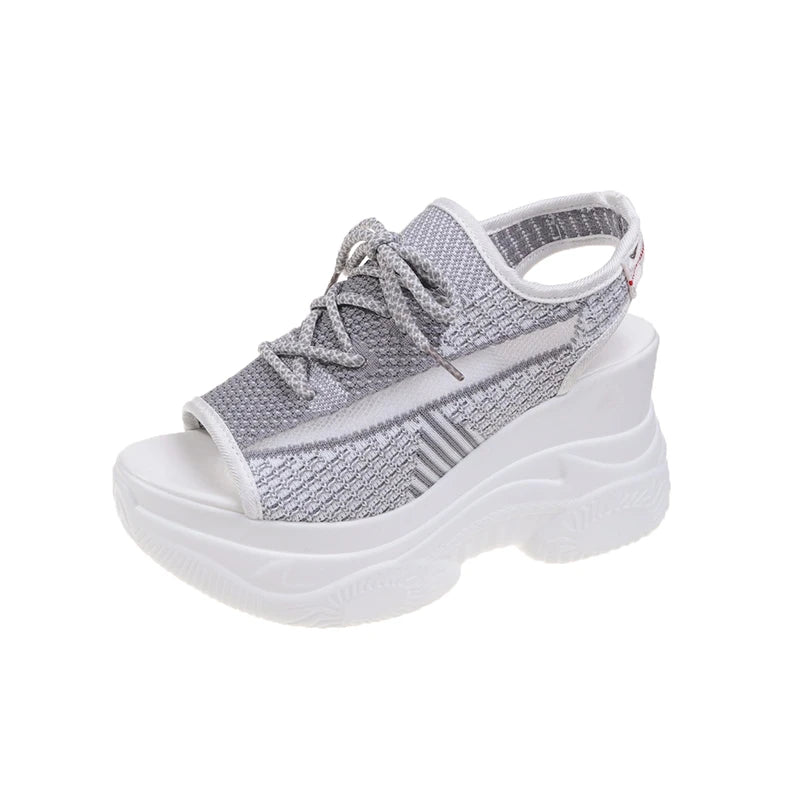 SoleLux Sommer Mesh Pantoffel Sandalen