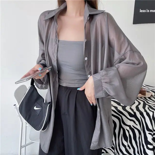 Luftige Sommerbrise Chiffon Bluse für stilvolle Damen