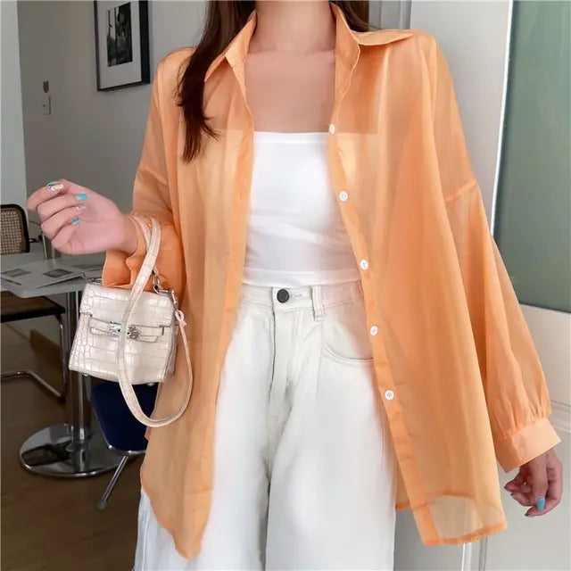 Luftige Sommerbrise Chiffon Bluse für stilvolle Damen