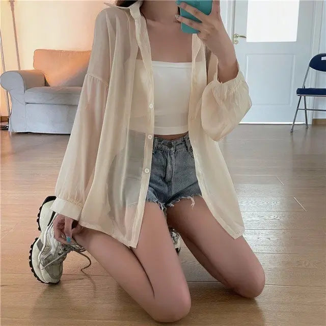 Luftige Sommerbrise Chiffon Bluse für stilvolle Damen