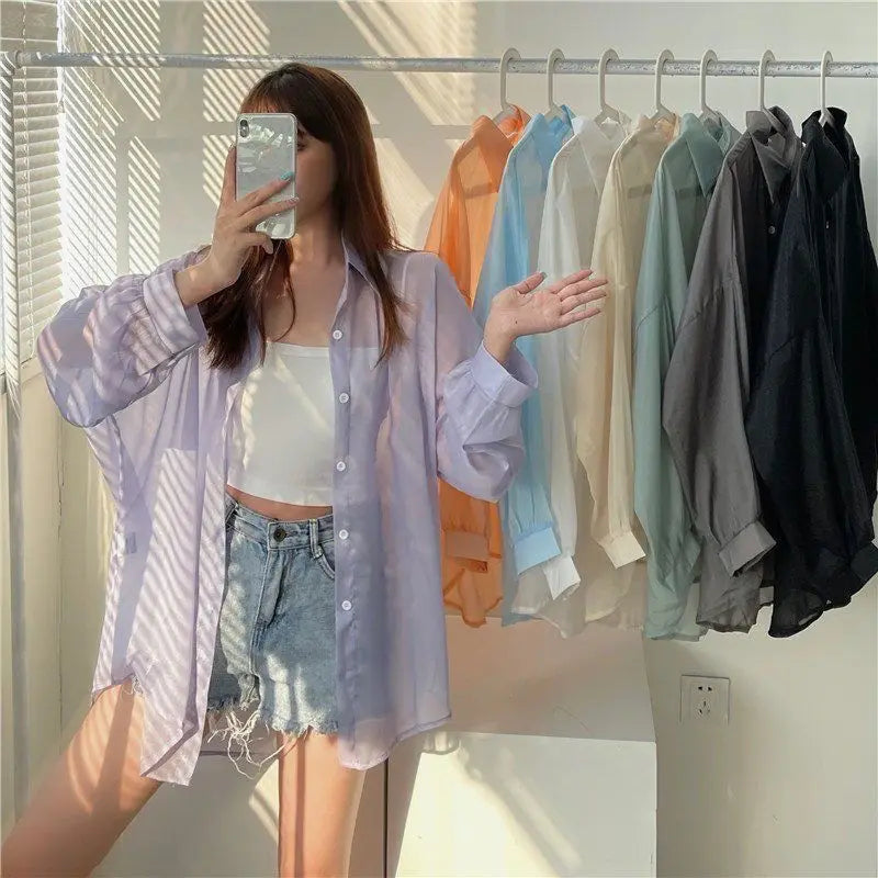 Luftige Sommerbrise Chiffon Bluse für stilvolle Damen