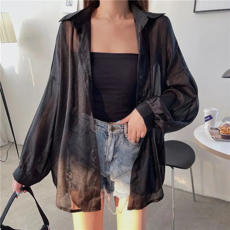 Luftige Sommerbrise Chiffon Bluse für stilvolle Damen