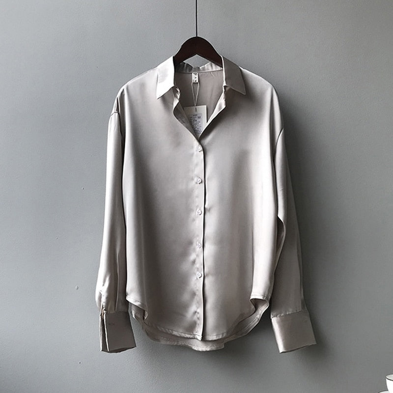 Silvana | Vintage zijden blouse