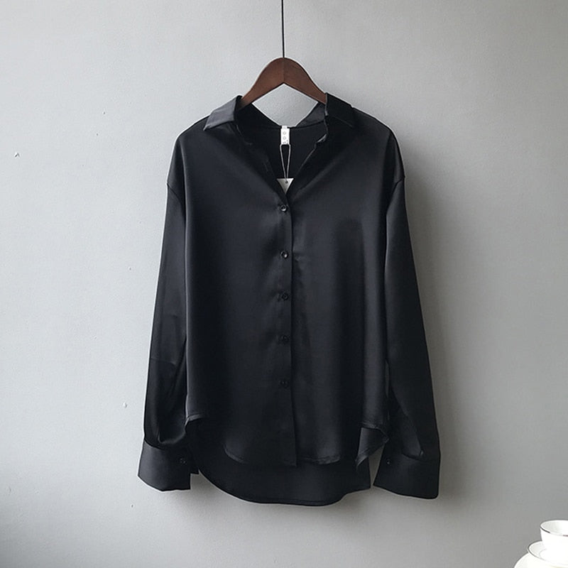 Silvana | Vintage zijden blouse