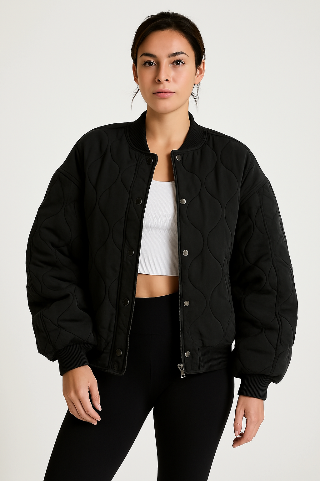 Silvia | Bomber oversize con zip