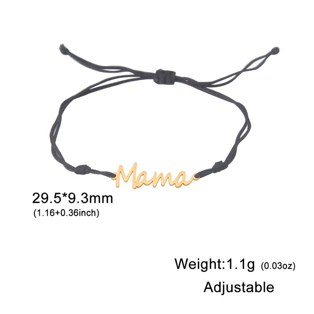 Motherly Love Double-layer Beaded Bracelet of Stainless Steel