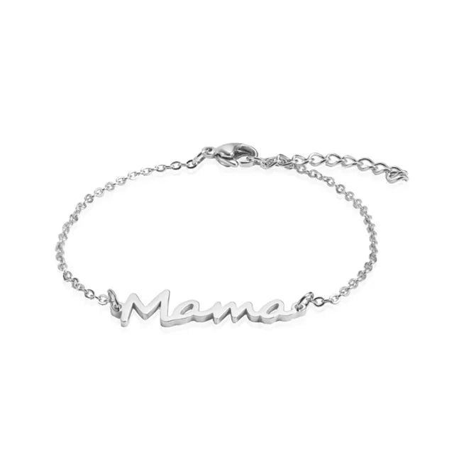 Motherly Love Double-layer Beaded Bracelet of Stainless Steel