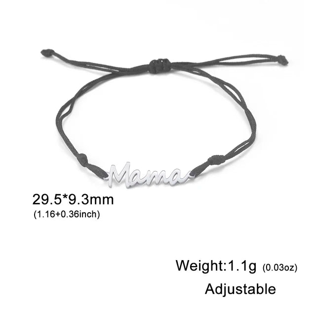 Motherly Love Double-layer Beaded Bracelet of Stainless Steel