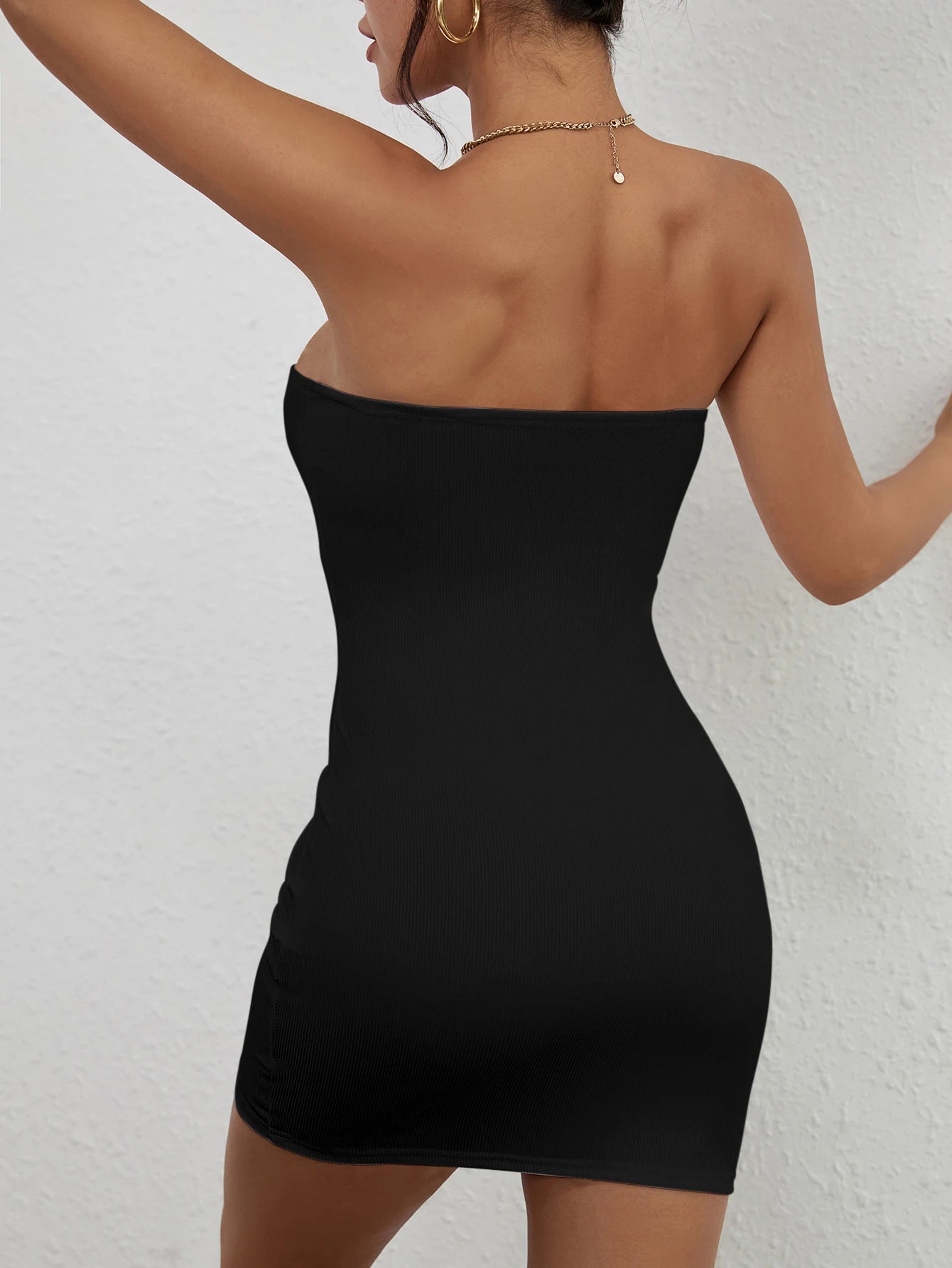Stylish Sleeveless Bodycon Mini Tube Dress - Summer Elegance