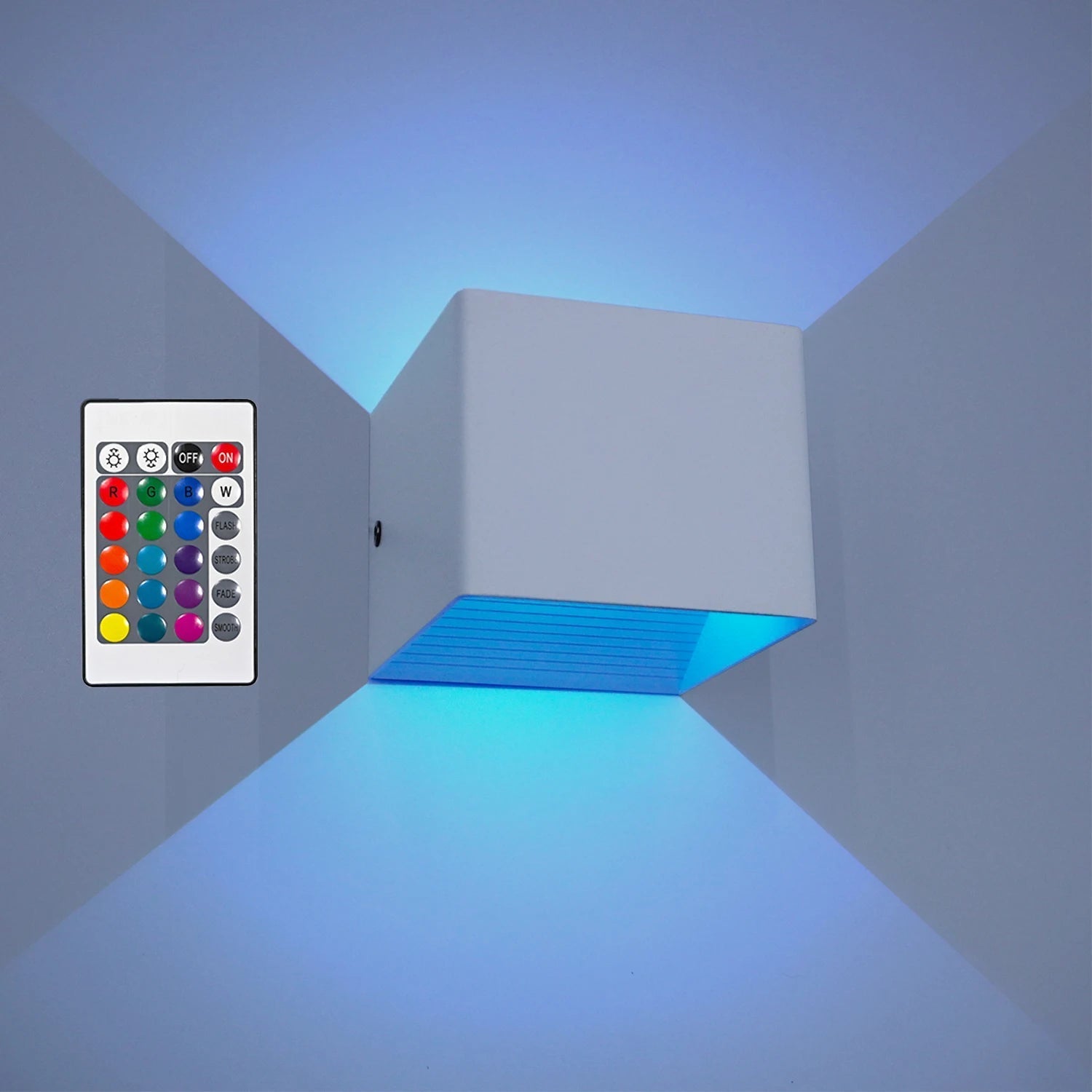 Lampada da parete LED intelligente con spina