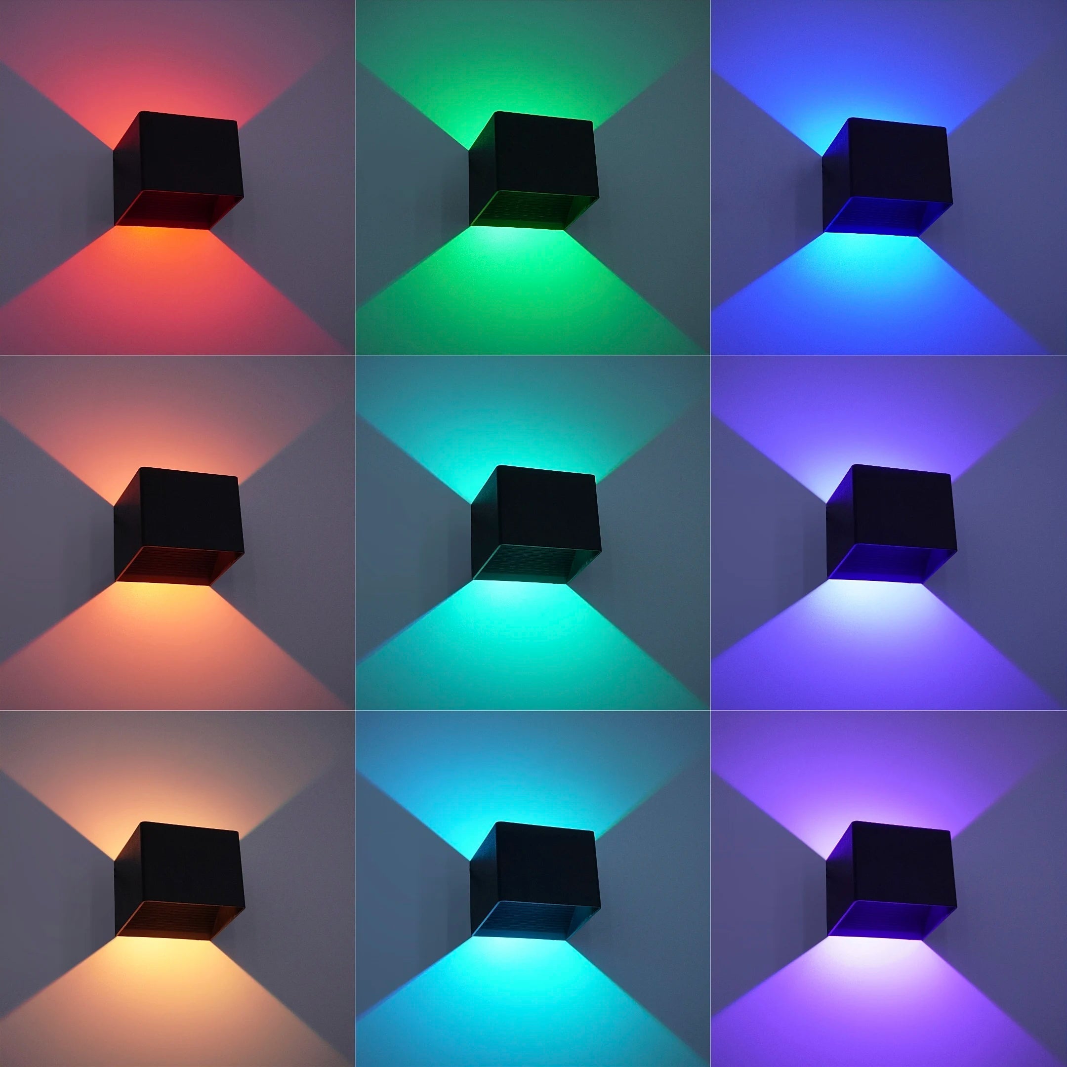 Lampada da parete LED intelligente con spina