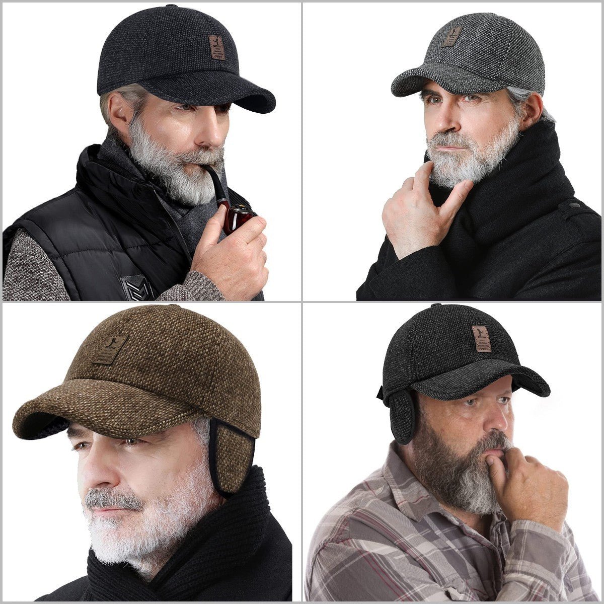 Stijlvolle en comfortabele Snowpeak wintermutsen voor heren in verschillende kleuren, met oorbeschermers voor extra warmte. Ideaal voor koud weer, of het nu voor een wandeling is of een buitenactiviteit. Verkrijgbaar in zowel donkere als neutrale tinten. De mutsen bieden een strakke pasvorm en een tijdloos ontwerp voor de moderne man.