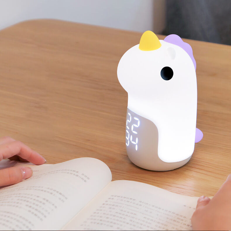 Playful Digital Alarm Clock with Night Light and Timer