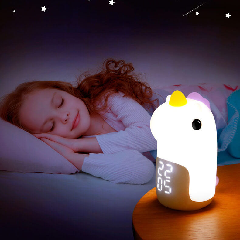 Playful Digital Alarm Clock with Night Light and Timer