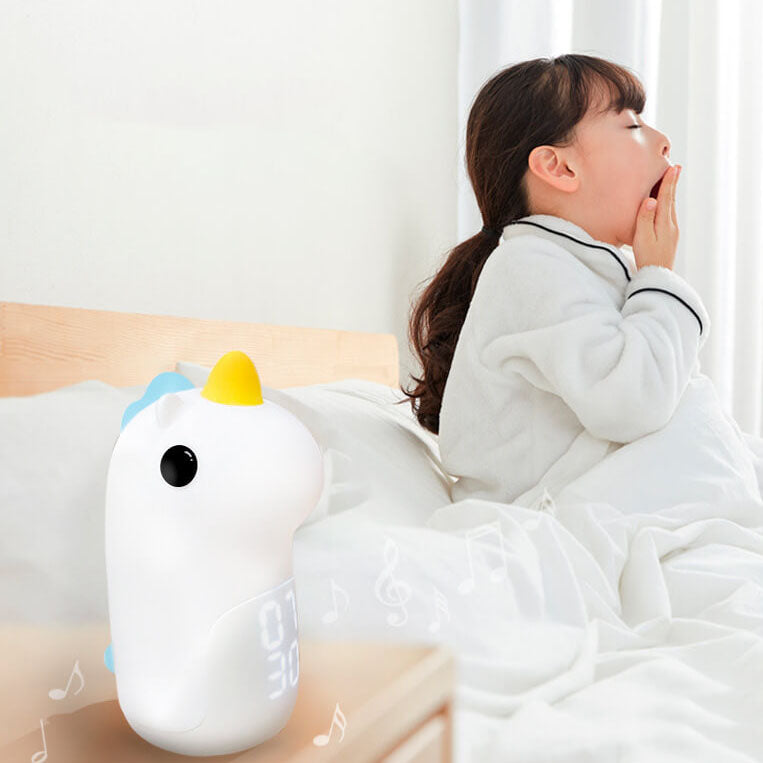 Playful Digital Alarm Clock with Night Light and Timer