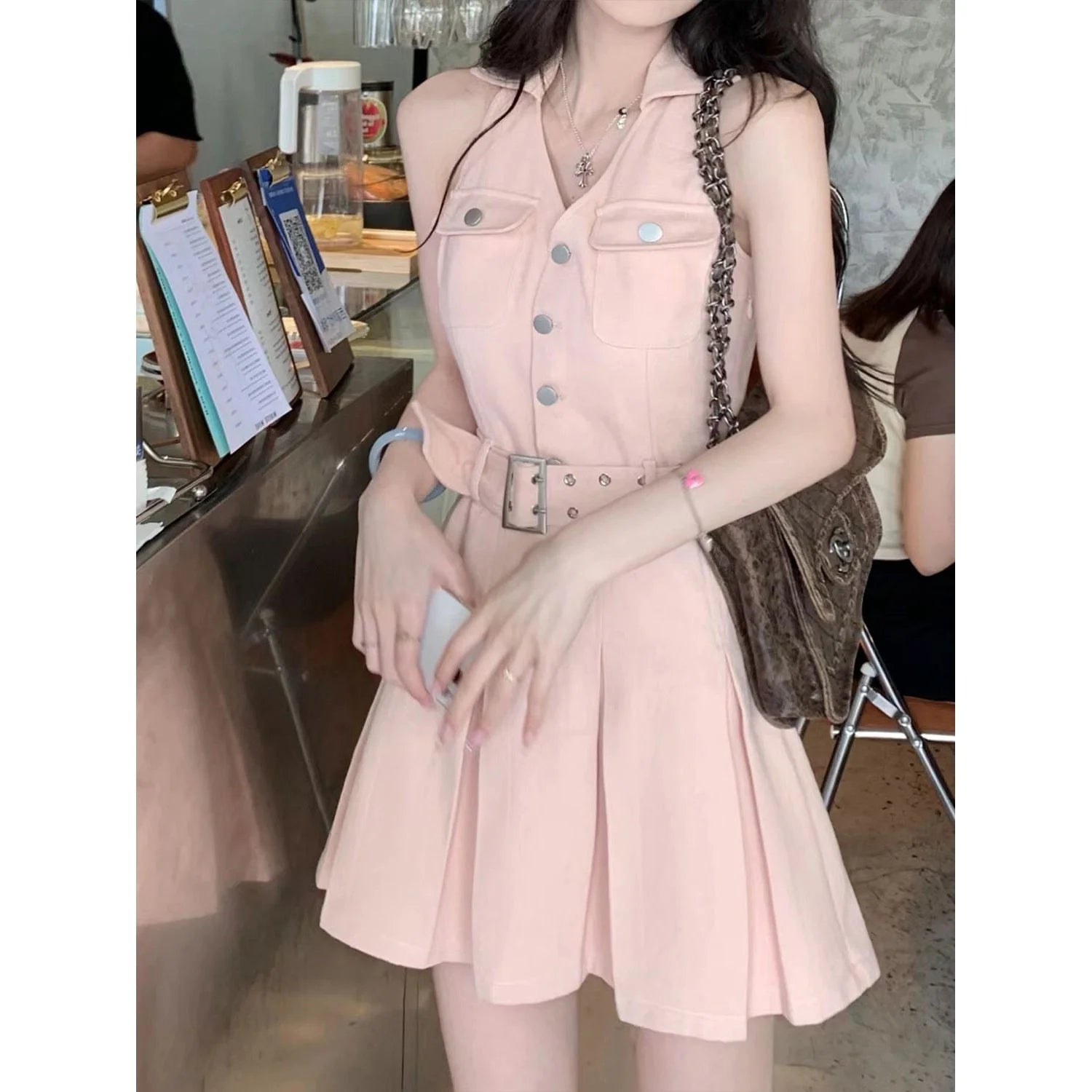 Luminora Elegante Halternek Plissé Rok