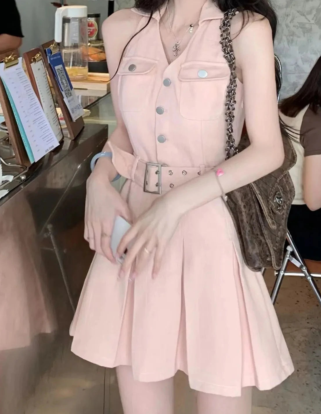 Luminora Elegante Halternek Plissé Rok