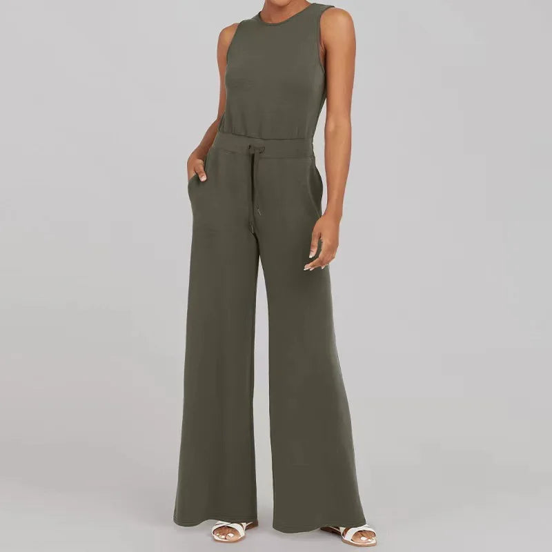 Nicole mouwloze jumpsuit van Elegance Couture