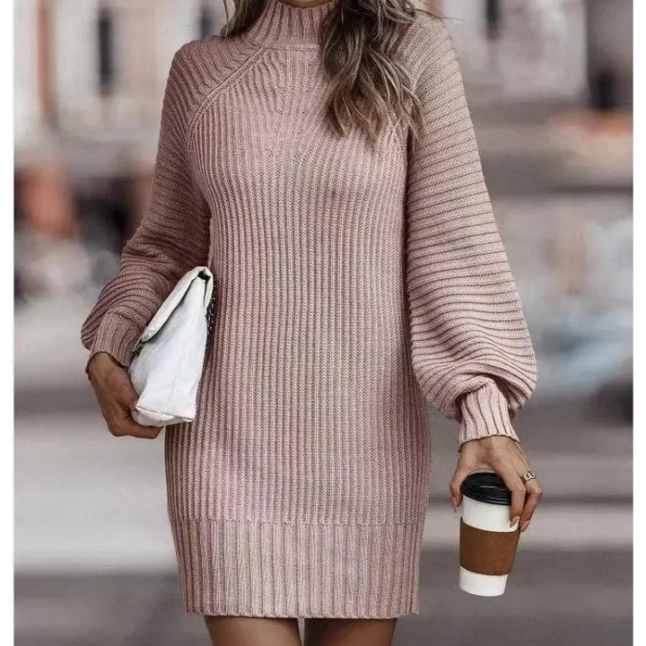 Stella | Gebreide winterminijurk