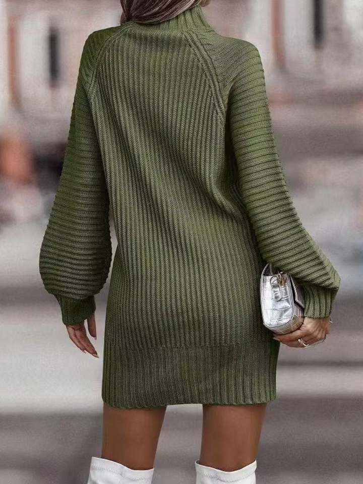 Stella | Gebreide winterminijurk