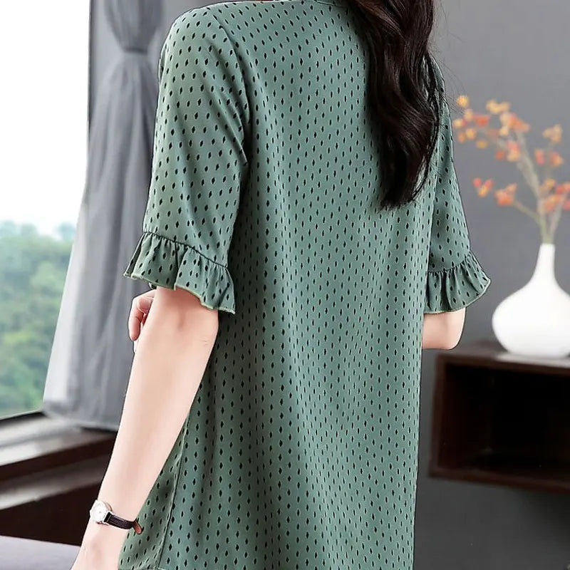 Luna Polka Dot Blouse for Enchanting Summer Style