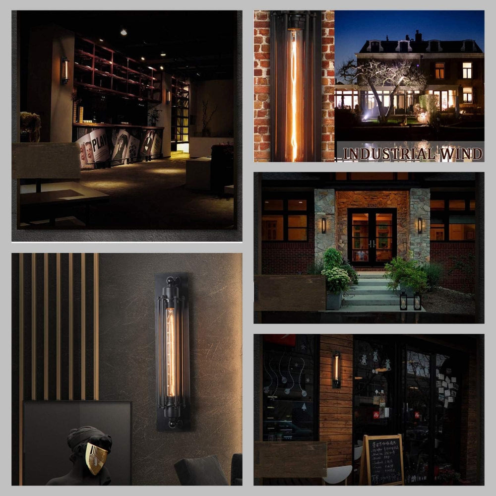 Stijlvolle vintage LED-wandlamp