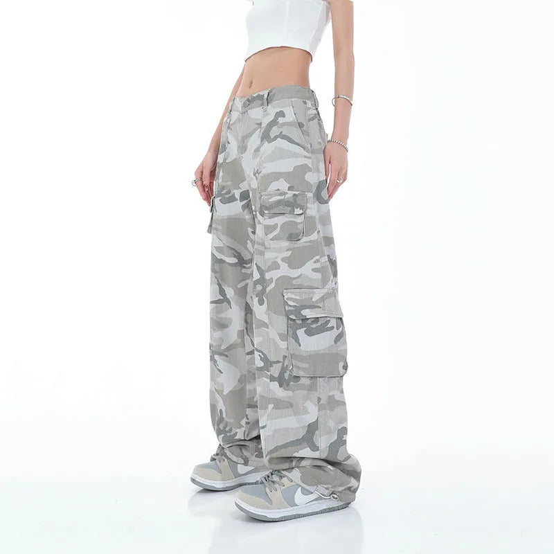 UrbanTrend Streetwear Camouflage Cargo Pants
