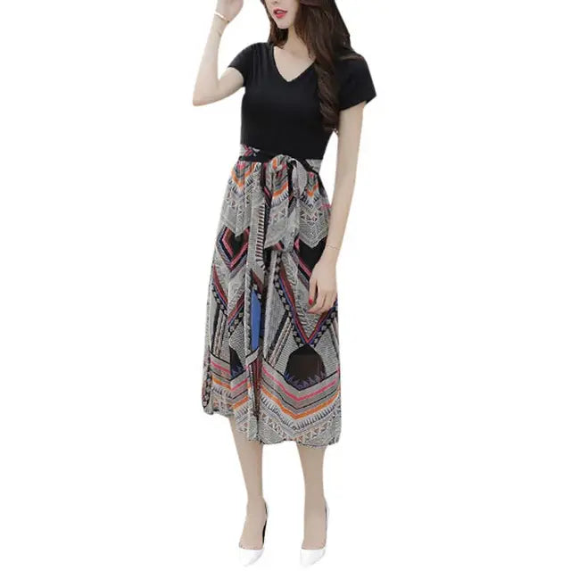 Zomerse Mode Casual Grote Maat Maxi Jurk