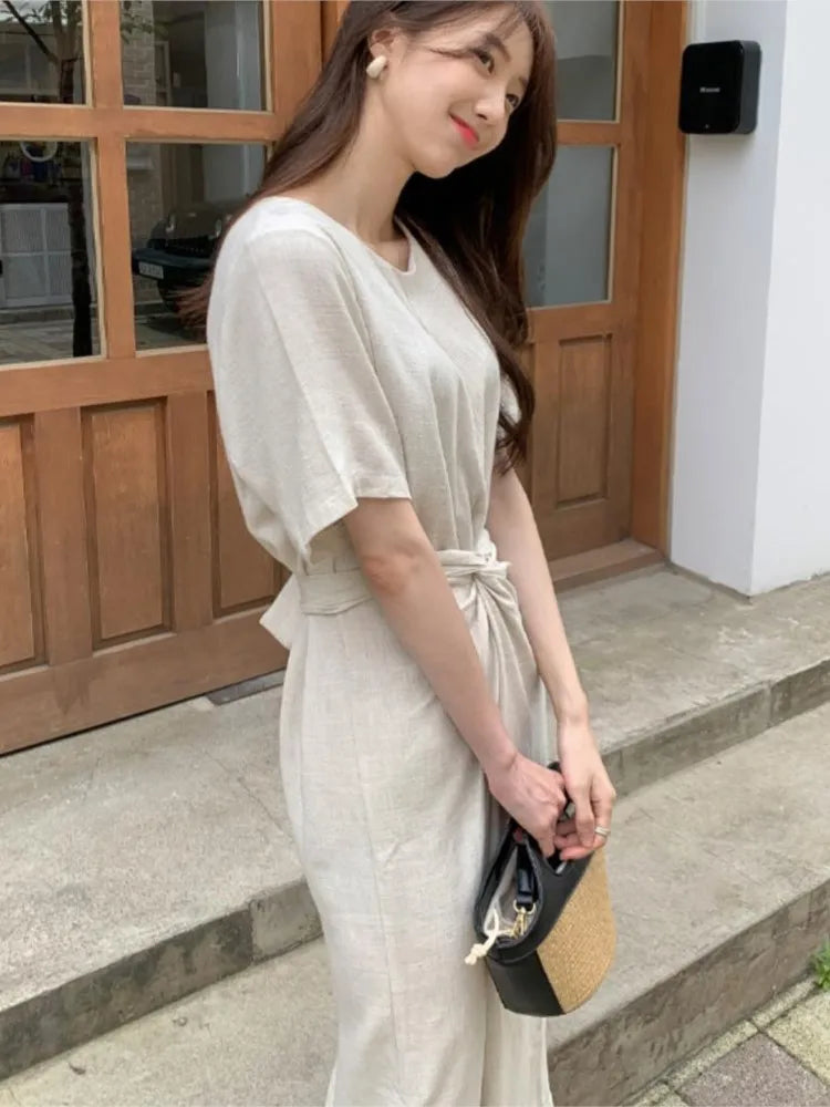 Aria stilvolles langes Sommerkleid