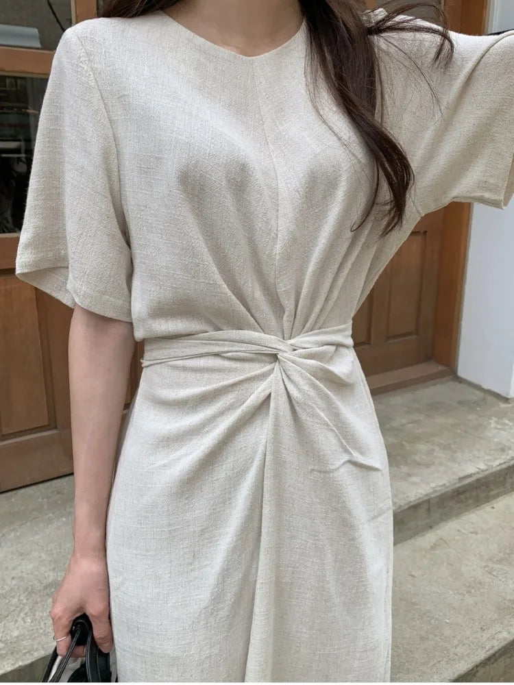 Aria stilvolles langes Sommerkleid