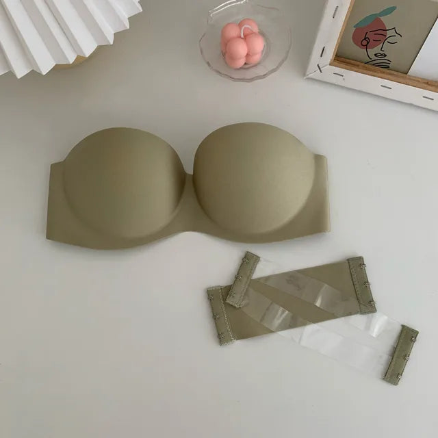 Glimmers sommerlicher neuer klebriger trägerloser unsichtbarer sexy BH