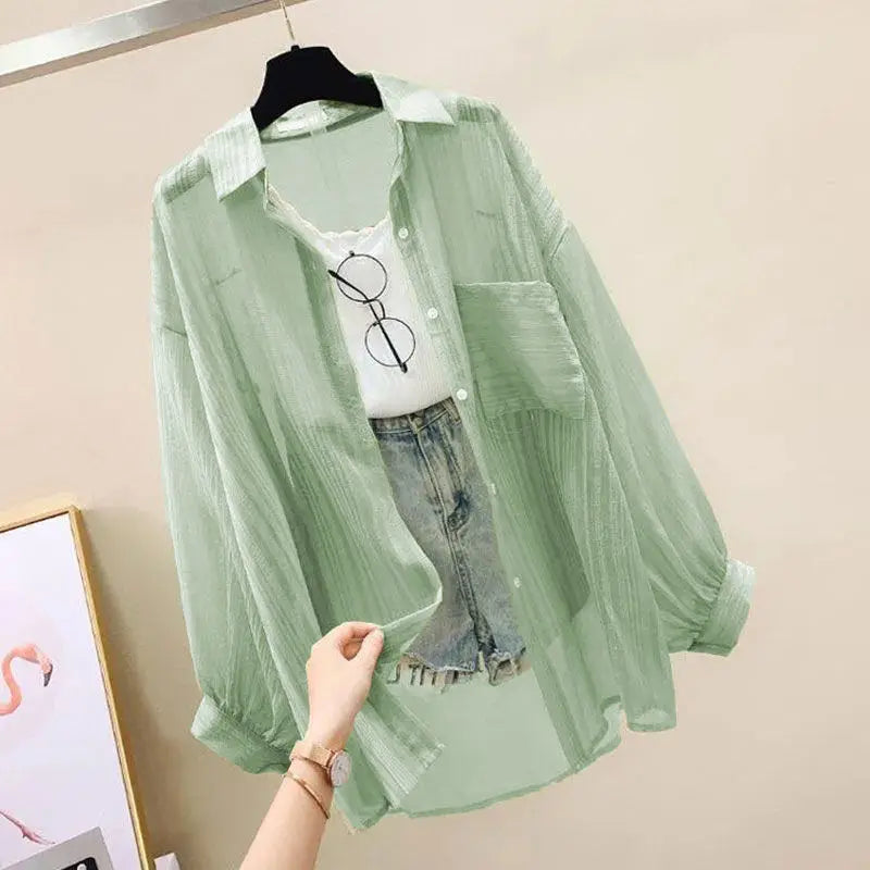 Zomerzonnescherm Camicetta in chiffon