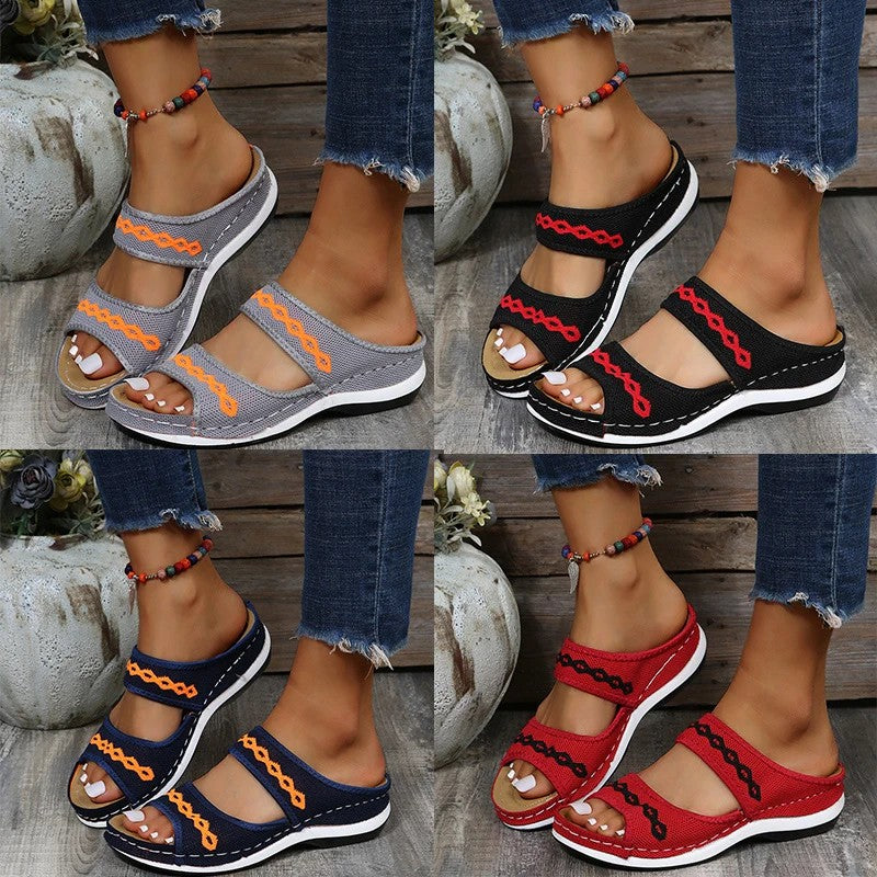 Velanora Orthopedic Leather Sandals